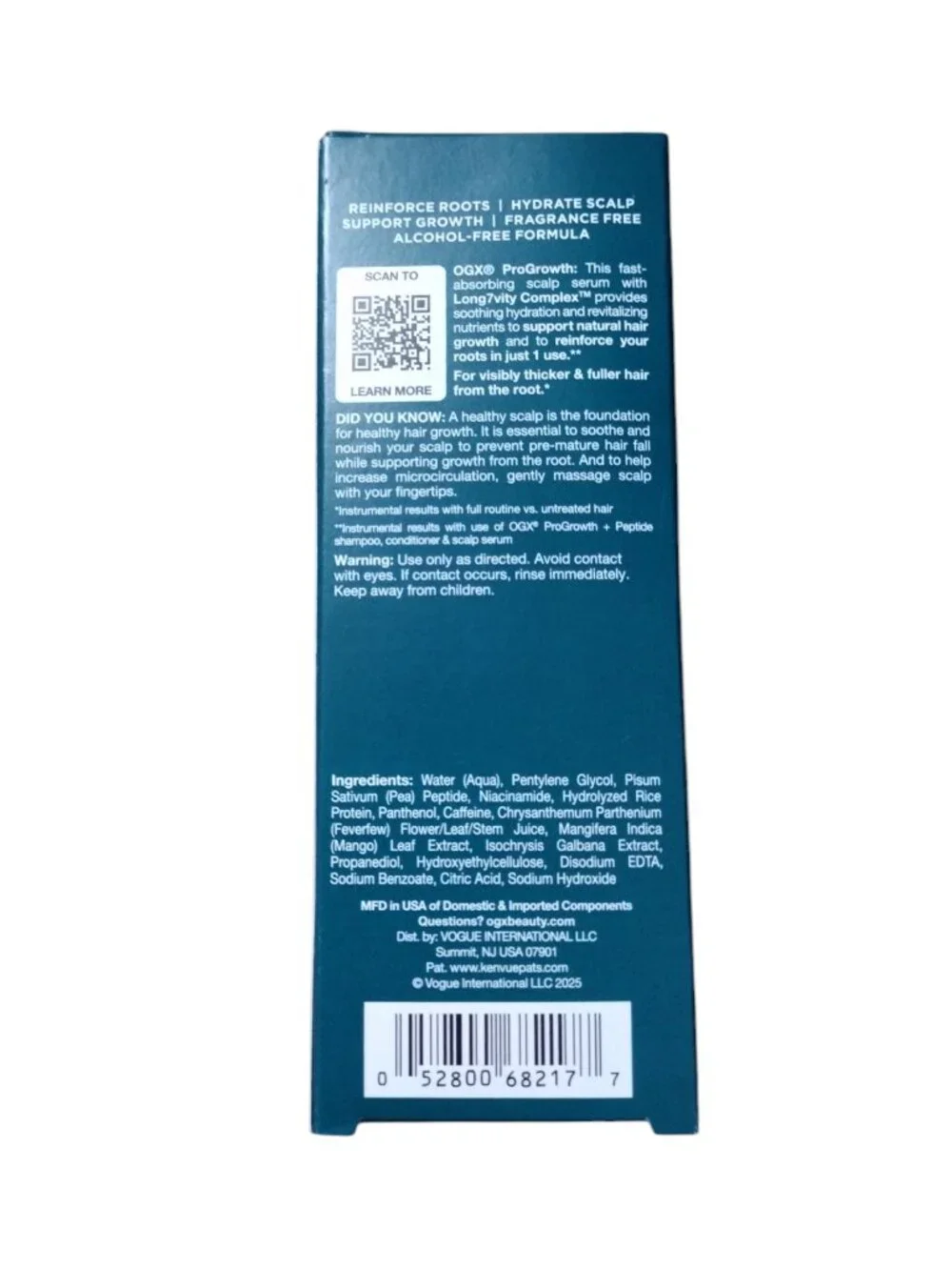 OGX progrowth peptide